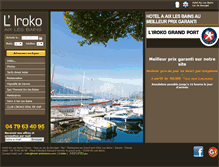 Tablet Screenshot of hotel-aixlesbains.com